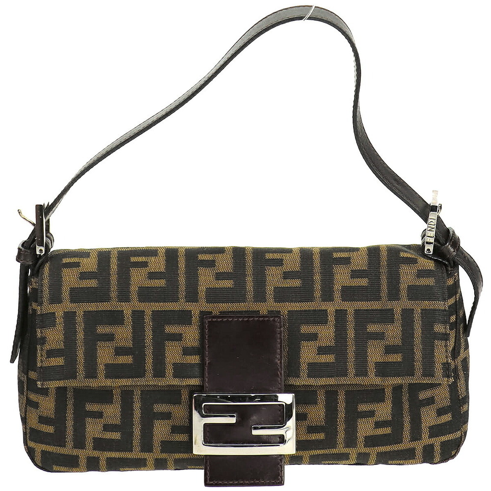 Fendi Zucca Mamma Bucket shoulder bag canvas brown